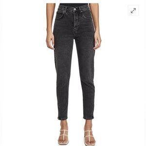 Reformation 80s Ultra High Yuma Ankle Zip Cigarette Jeans Pants Sz. 23